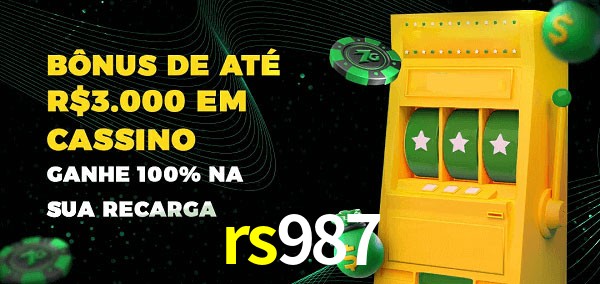 rs987 melhor bônus de depósito